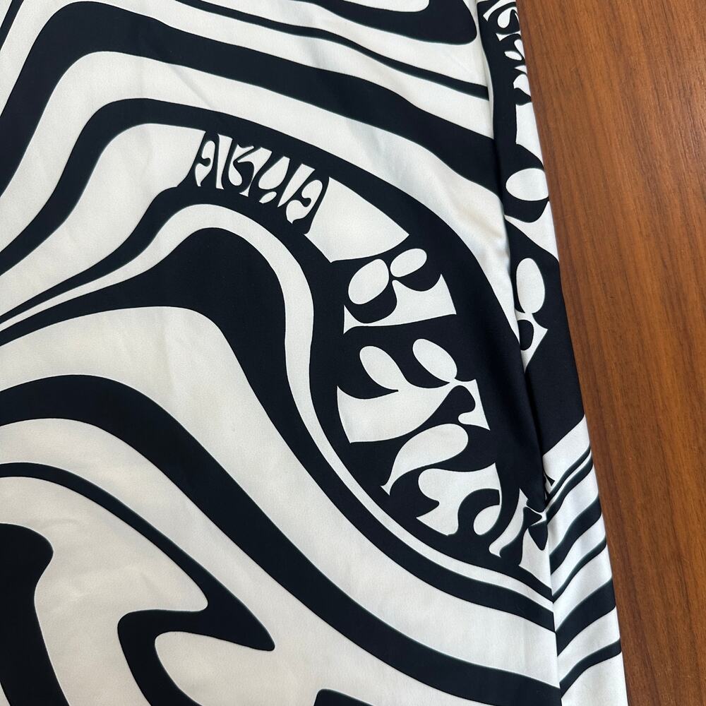 Agua Bendita X Revolve Gwen Maxi Dress Black Swirl, Beach Resort Pool, Large NWT - Picture 13 of 14